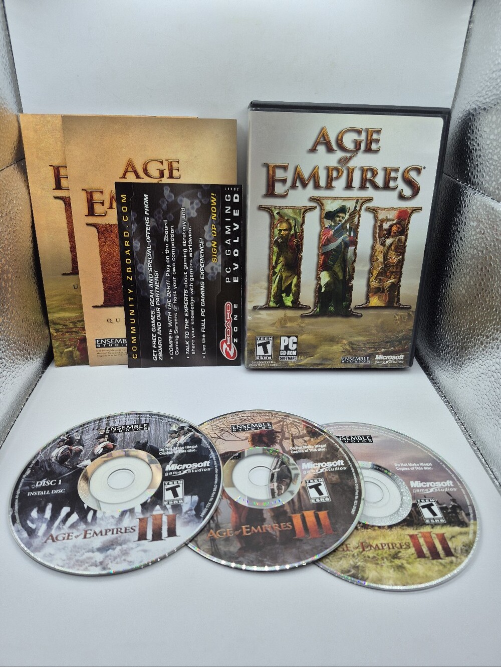 Age of Empires III (Windows/PC,  2005, Microsoft Studios) CIB